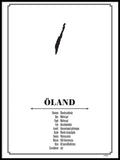 Poster: Öland, av Caro-lines