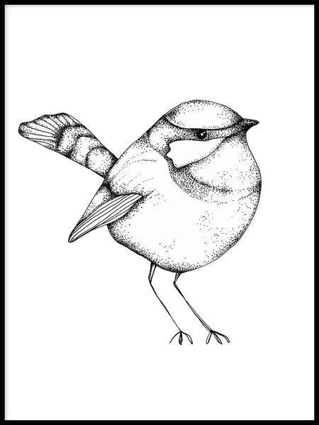 Poster: One Little Birdie, av Sofie Rolfsdotter