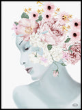 Poster: Pale flowers, av Utgångna produkter