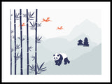Poster: Panda Blue, av Utgångna produkter