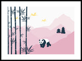 Poster: Panda Pink, av Utgångna produkter