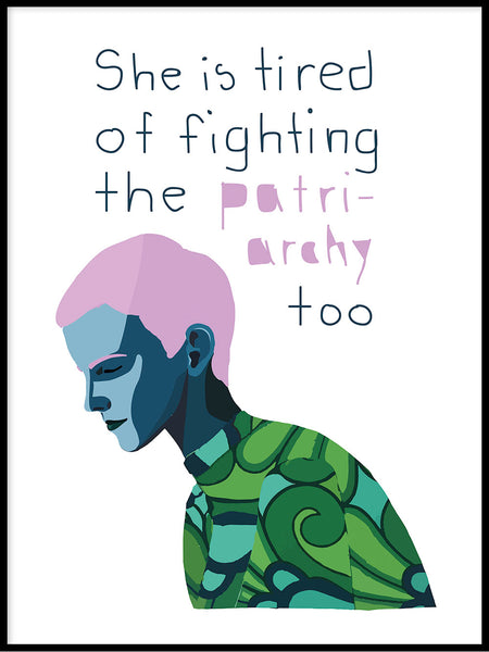 Poster: Patriarchy, av Engdahldesign