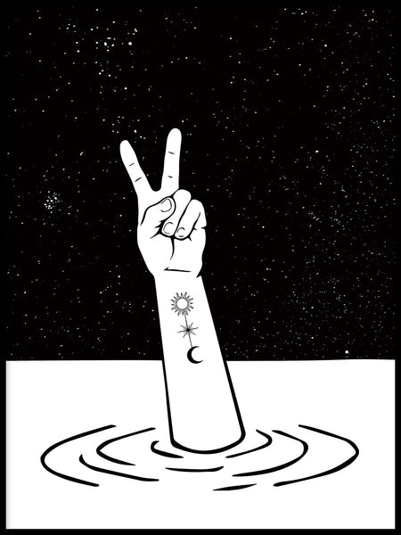 Poster: Peace, av Grafiska huset