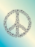 Poster: Peace, turkos, av GaboDesign