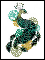 Poster: Peacock, av Sofie Rolfsdotter