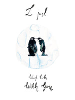 Poster: Penguin Love, av Utgångna produkter