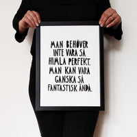 Poster: Perfekt - Fantastisk, av Utgångna produkter