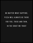 Poster: Pizza Trust, av Grafiska huset
