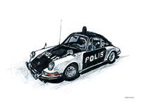 Poster: Polis, av Lisbeth Svärling