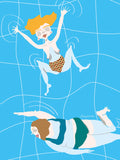 Poster: Pool, av Illustranka