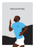 Poster: Raheem Sterling, av Tim Hansson