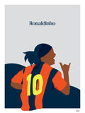 Poster: Ronaldinho, av Tim Hansson