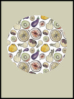 Poster: Rund frukt, av Fia-Maria