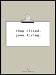 Poster: Shop Closed, av Utgångna produkter