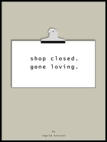 Poster: Shop Closed, av Utgångna produkter