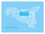 Poster: Sicilien - Benvenuti in Sicilia, av Utgångna produkter