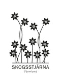Poster: Skogsstjärna, Värmlands landskapsblomma, av Paperago