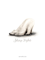 Poster: Sleep Tight (Polar bear), av Ekkoform illustrations