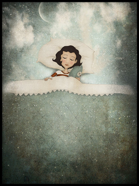 Poster: Sömn, av Majali Design & Illustration