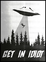 Poster: Spaceship Idiot, av Grafiska huset