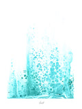 Poster: Sparkling Blue, av Ekkoform illustrations