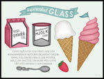 Poster: Superenkel glass, av Tovelisa