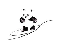 Poster: Surfing Panda, av Cora konst & illustration