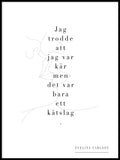 Poster: Svettas i symbios, av EVELINA CARLSON x ELIN JÖNINGER