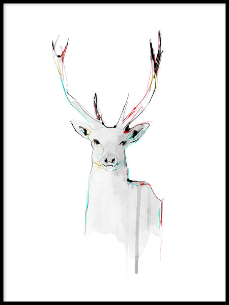 Poster: The Deer, av Lotta Larsdotter