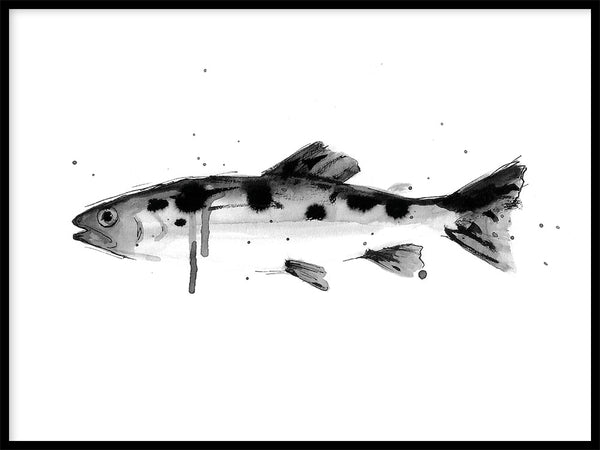 Poster: The Fish, av Lotta Larsdotter