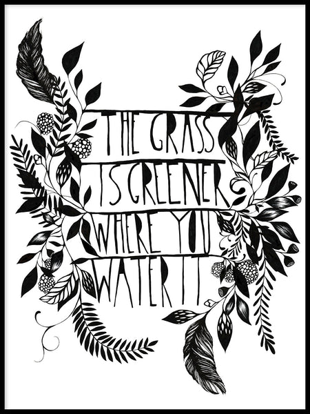 Poster: The Grass, av Sofie Rolfsdotter