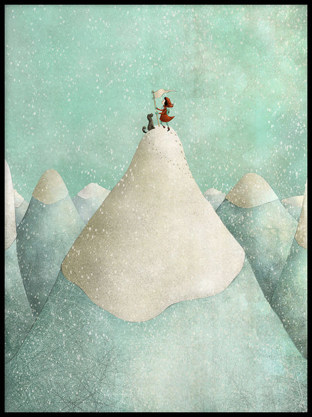 Poster: The Mountain, av Majali Design & Illustration