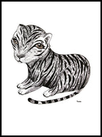 Poster: Tiger, av Tvinkla