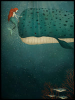 Poster: Under havet, av Majali Design & Illustration