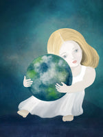 Poster: Vår planet, av Lindblom of Sweden