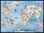 Poster: Världskarta, av Utgångna produkter