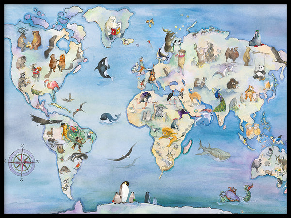 Poster: Världskarta, av Utgångna produkter
