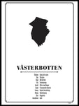 Poster: Västerbotten, av Caro-lines