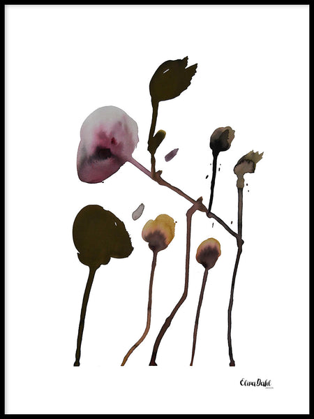 Poster: Växt 2, av Elina Dahl