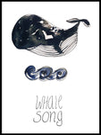 Poster: Whale Song, av Utgångna produkter