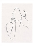 Poster: Woman With Earings, av Cora konst & illustration