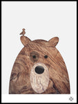 Poster: Wood Bear, av Paperago