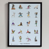 Poster: Yoga Animalsana, av Utgångna produkter