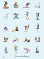 Poster: Yoga Animalsana, av Utgångna produkter