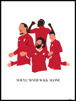 Poster: You'll never walk alone, players, av Tim Hansson