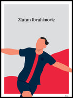 Poster: Zlatan Ibrahimovic, av Tim Hansson