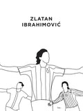 Poster: Zlatan Ibrahimovic Celebrations Outline, av Tim Hansson